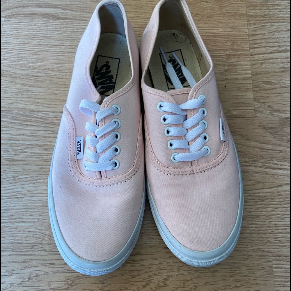 Pale pink Vans